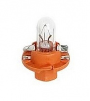 Лампа OSRAM 12V BAX1.2W с оранжевым патроном (BX8.4d)