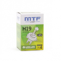 Галогенная лампа автомобильная MTF light 12V H19 60/55W LONG LIFE