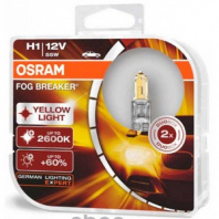 Лампа OSRAM 12V H1 (55) P14.5s FOG BREAKER 2600K (евробокс,2шт)