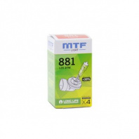 Галогенная лампа автомобильная MTF light 12V H27 881 27W LONG LIFE