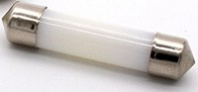 Лампа светодиодная 11-31 (SV8,5) СОВ диод CL, белая, салонная 12v (мин.заказ 10шт)