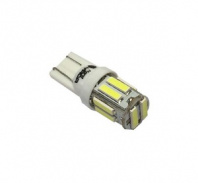 Светодиод NORD YADA 12V T10 10SMD (7020) белый