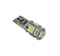 Светодиод NORD YADA 12V T10 5SMD (5050)белый1.4 W 22lm